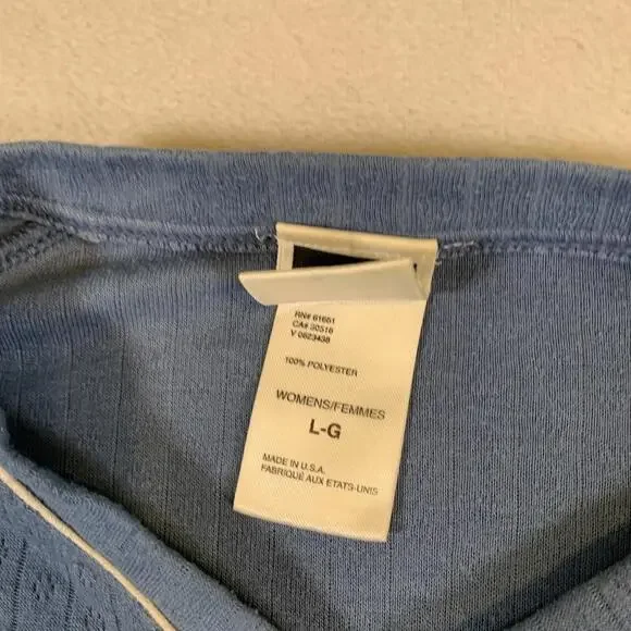The North Face Women’s Long Sleeve Lightweight Blue Vaporwick Shirt Made USA U54 - Picture 7 of 13